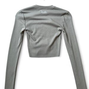 Kith Women's Long Sleeve Top in Gray